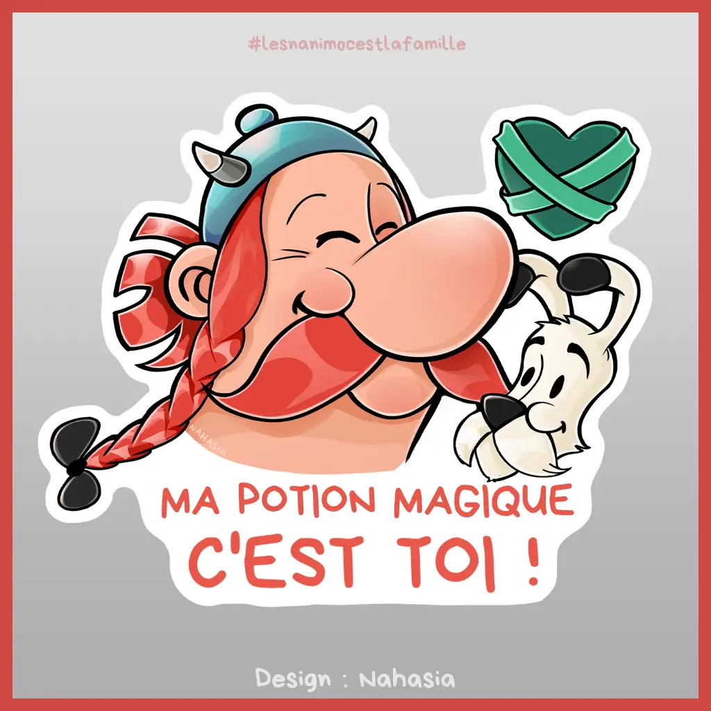 Stickers Nanimo - Idéfix