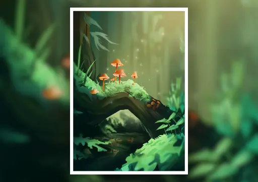 Print Champignon