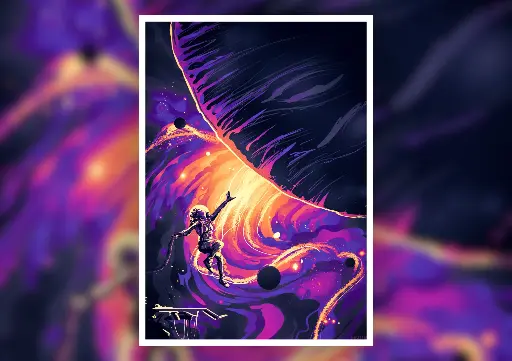 Print - Purple Planet