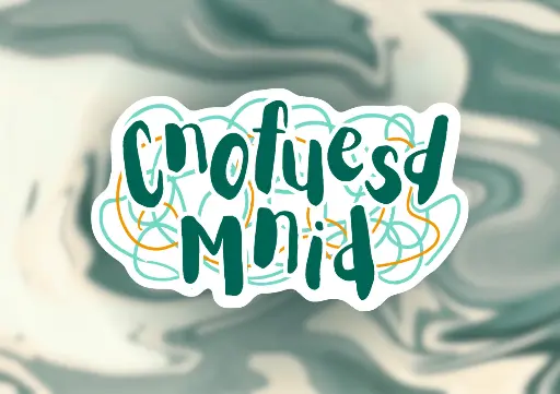 Stickers Confused Mind - Sinkikons