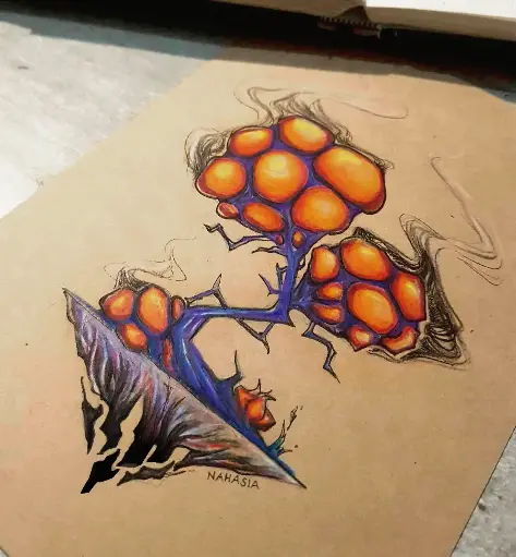 Original - Exaspération - Feelingarden - Crayon, Feutre (avec cadre)
